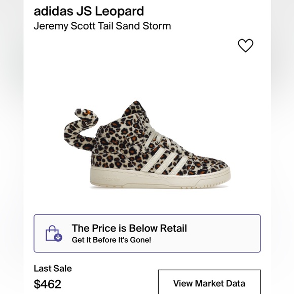 adidas Shoes - Adidas x Jeremy Scott leopard  Tail Sand Storm size m 5 w 6.5